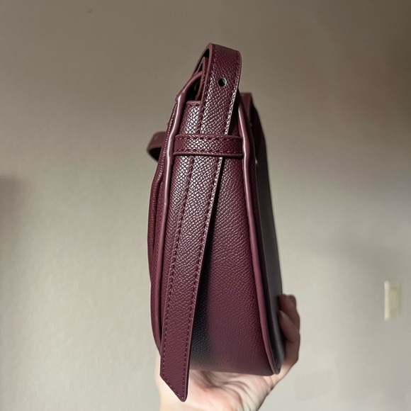 JW PEI Burgundy Vegan Leather Sharon Crossbody Bag - Picture 6 of 11